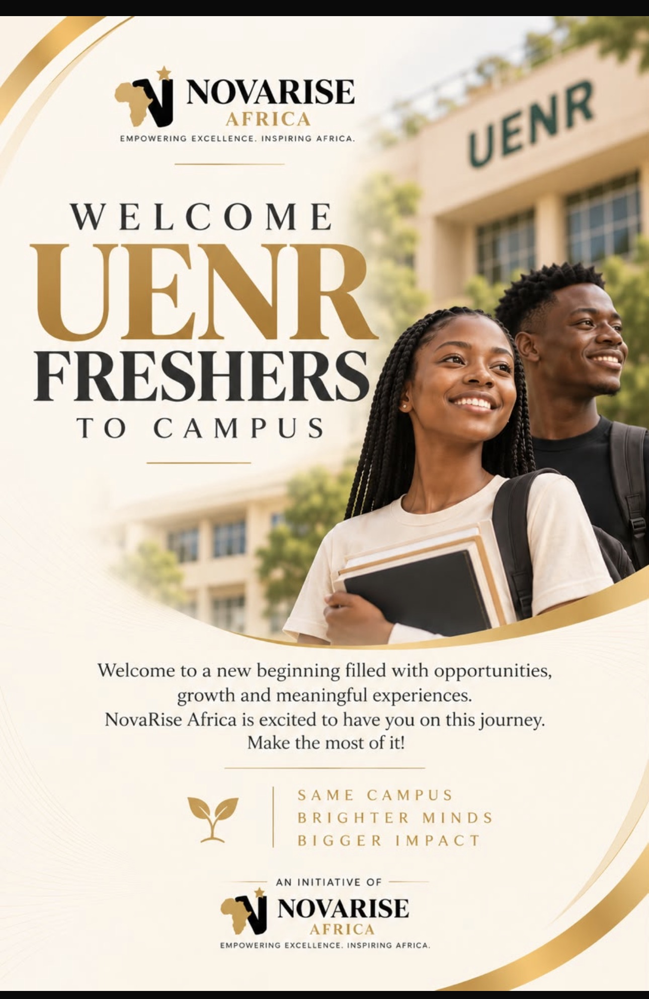NovaRise Africa Welcome UENR freshers to campus 
